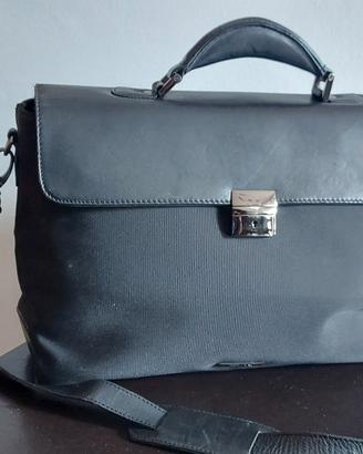 cartella tracolla nera donna