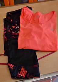 Leggins + T-shirt Domyos Decathlon 
