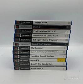 Lotto 12 Giochi PlayStation 2 Ps2