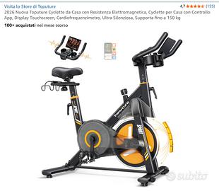 Cyclette da casa  Toputure in garanzia amazon