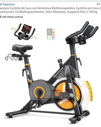 Cyclette da casa  Toputure in garanzia amazon