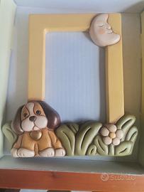 Portafoto in ceramica decorata a Thun