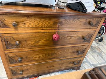 Como antico in legno massello