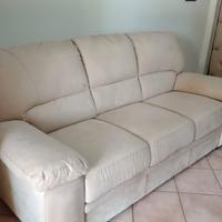 Divano 3 posti beige comodo