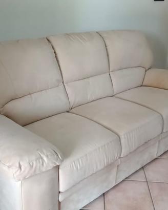 Divano 3 posti beige comodo