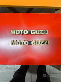 coppia emblemi Moto Guzzi  originali'79