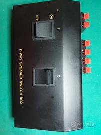 Sweetchbox per due coppie di diffusori audio.