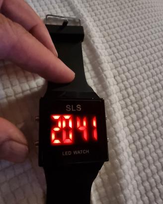 Orologio led  da polso digitale unisex marca SLS .