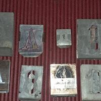 Lettere e numeri per stencil