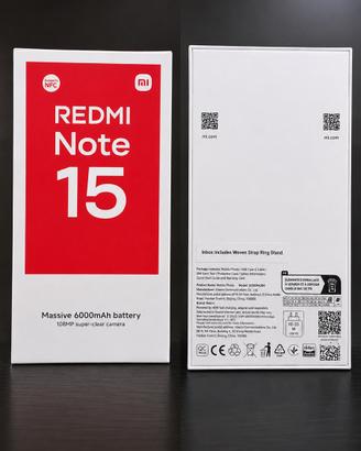Xiaomi Redmi Note 15 SIGILATO