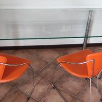 Scrivania ufficio cristallo