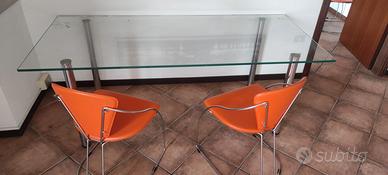 Scrivania ufficio cristallo