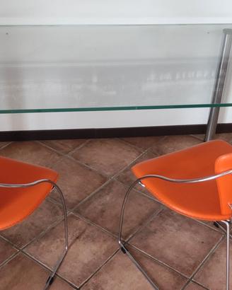 Scrivania ufficio cristallo