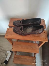 scarpa in pelle marrone 