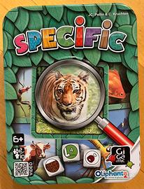 Gioco Specific con scatola di latta