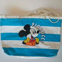 Borsa da mare della Fiorucci con Topolino Walt Dis