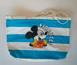 Borsa da mare della Fiorucci con Topolino Walt Dis