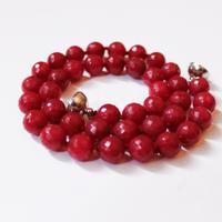 Collana pietre naturali radici di rubini 