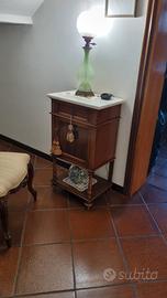 coppia di comodini '800 Luigi Filippo noce