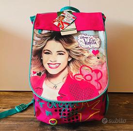 Zaino scuola Disney Violetta Nuovo con cartellino