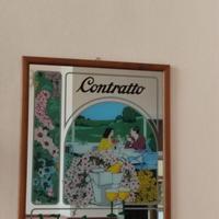 DUE QUADRO A SPECCHIO VINTAGE VINO VERBESCO