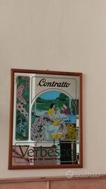 DUE QUADRO A SPECCHIO VINTAGE VINO VERBESCO