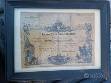 Diploma tiratore scelto 1902