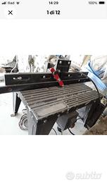 Banchetto in alluminio con fresa