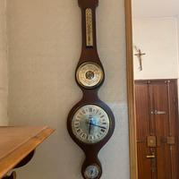 Stazione meteorologica da muro in legno vintage