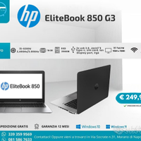 Hp EliteBook 850G3 i5-6300 16GB Ram 256Gb SSD