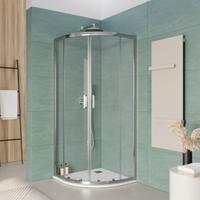 Box doccia 75x75 cm semicircolare vetro