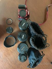 Nikon d3500 + 4 obiettivi