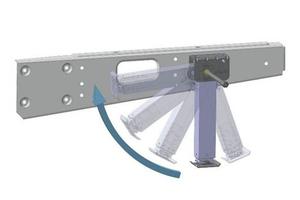 Coppia piedini clicfix min.420-max.624 mm. al-ko