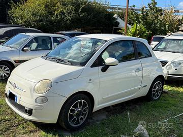 Fiat 500 bianca