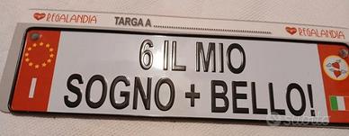 targa per innamorati di metallo 