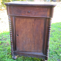 Antico Comodino Letto Bagno VINTAGE RETRÒ