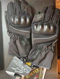 Guanti moto Alpinestars in gore-tex nuovi tg L