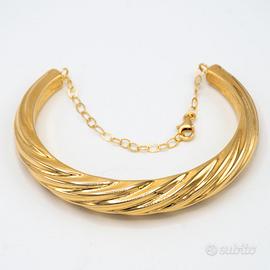 Bracciale rigido in oro giallo 18 kt BBU.40