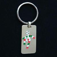 PORTACHIAVI ARGENTO 925 e SMALTO FIFA ITALIA 90
