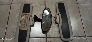 Coppia aletta parasole e specchio retrovisore inte