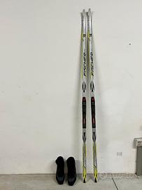 Sci fondo classica Fisher e scarponi Salomon n. 44