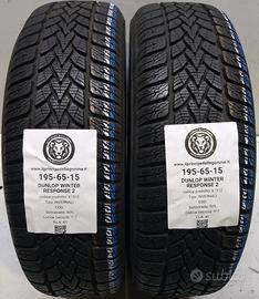 2 GOMME 195 65 15 DUNLOP A61312
