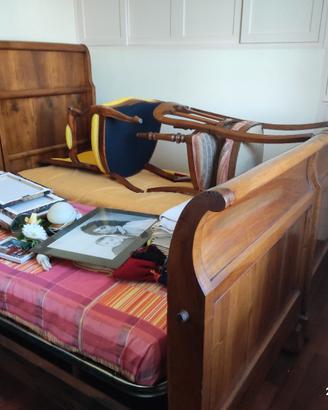 letto matrimoniale antico 