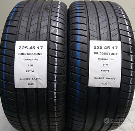 2 GOMME 225 45 17 BRIDGESTONE A2032