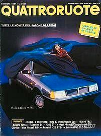 Rivista quattroruote ottobre 1984