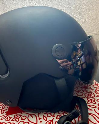 Casco sci con visiera tgS 53-56cm