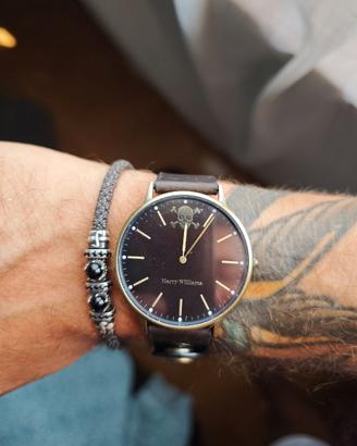 Orologio Harry Williams con Jolly Roger con topazi