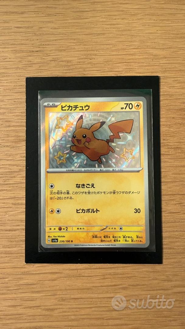 Pikachu shiny sv4a 236 jap Pokémon - Collezionismo In vendita a Roma