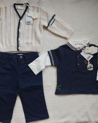 Set Maglioncino e Camicia  bimbo Minibanda_9 mesi