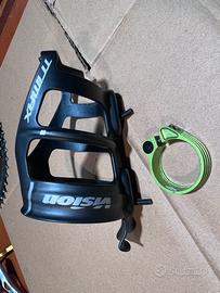 Porta borraccia più collarino, tubo stella